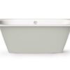 Sisseehitatav kivivann PAA SMART 160 A 160×75 cm, ümar nurk A, läikiv kivimass 7 PAA SMART 160 A Einbau-Badewanne aus Mineralguss 160x75 cm, abgerundete Ecke A, glänzend – 7