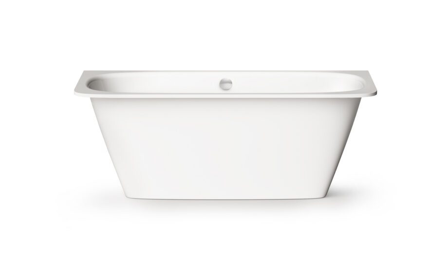 Sisseehitatav kivivann PAA SMART 160 AD 160×75 cm, ümarad nurgad A ja D, läikiv kivimass PAA SMART 160 AD Einbau-Badewanne aus Mineralguss 160x75 cm, abgerundete Ecken A und D, glänzend