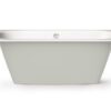 Sisseehitatav kivivann PAA SMART 160 AD 160×75 cm, ümarad nurgad A ja D, läikiv kivimass 7 PAA SMART 160 AD Einbau-Badewanne aus Mineralguss 160x75 cm, abgerundete Ecken A und D, glänzend – 7
