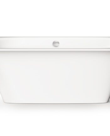 PAA SMART 160 D Einbau-Badewanne aus Mineralguss 160x75 cm, abgerundete Ecke D, glänzend