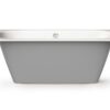 Sisseehitatav kivivann PAA SMART 170 A 170×75 cm, ümar nurk A, läikiv kivimass 6 PAA SMART 170 A Einbau-Badewanne aus Mineralguss 170x75 cm, abgerundete Ecke A, glänzend – 6