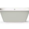 Sisseehitatav kivivann PAA SMART 170 A 170×75 cm, ümar nurk A, läikiv kivimass 7 PAA SMART 170 A Einbau-Badewanne aus Mineralguss 170x75 cm, abgerundete Ecke A, glänzend – 7