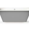 Bath Perla design images on white background PAA SMART 180 AD Einbau-Badewanne aus Mineralguss 180x75 cm, abgerundete Ecken A und D, glänzend – 6