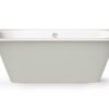 Bath Perla design images on white background PAA SMART 180 AD Einbau-Badewanne aus Mineralguss 180x75 cm, abgerundete Ecken A und D, glänzend – 7