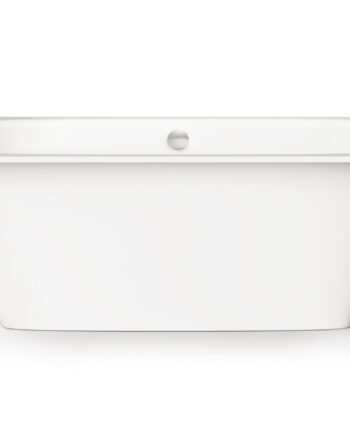 PAA SMART 180 D Einbau-Badewanne aus Mineralguss 180x75 cm, abgerundete Ecke D, glänzend