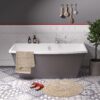 Eraldiseisev kivivann PAA STEP 170×89 cm, läikiv kivimass 2 Freistehende Badewanne PAA STEP 170x89 cm, Mineralguss – 2