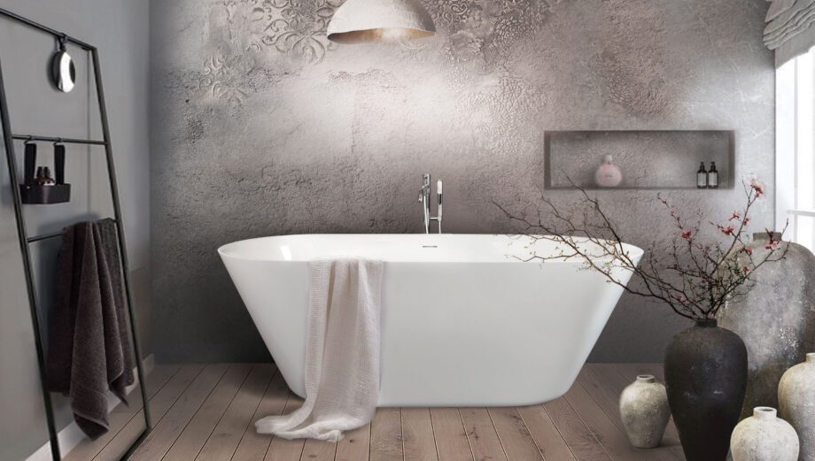 Eraldiseisev kivivann PAA STORIA 167×72,5 cm, läikiv kivimass 2 Freistehende Badewanne PAA STORIA 167x72,5 cm, Mineralguss – 2