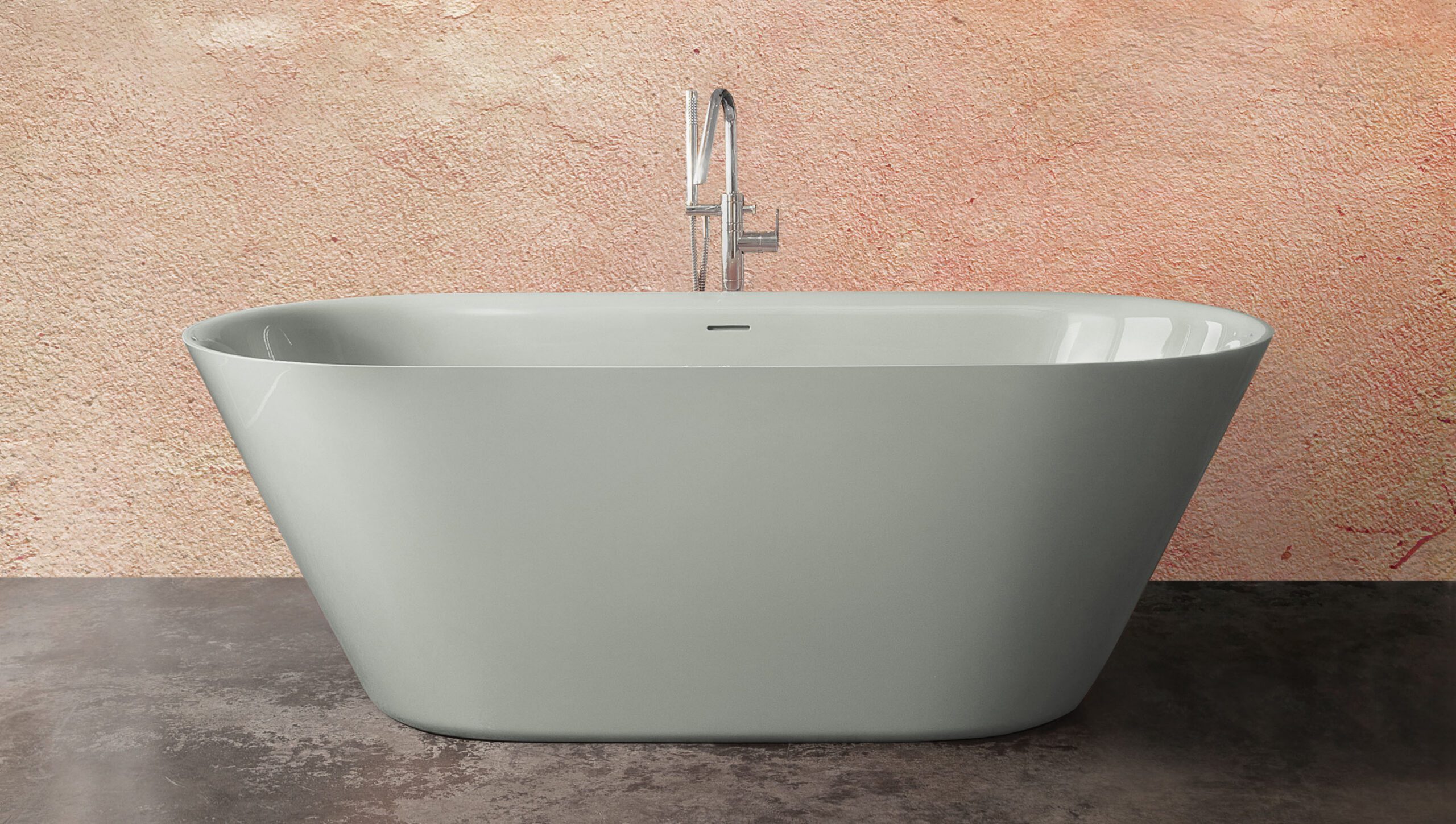 Freistehende Badewanne PAA STORIA 167x72,5 cm, Mineralguss – 4