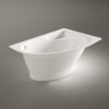 Nurgavann PAA TRE 150 A 150×100 cm, vasakpoolne, läikiv kivimass 5 Eckbadewanne PAA TRE 150 A 150x100 cm, links, Mineralguss – 5