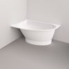 Nurgavann PAA TRE 150 D 150×100 cm, parempoolne, läikiv kivimass 7 Eckbadewanne PAA TRE 150 D 150x100 cm, rechts, Mineralguss – 7