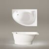 Nurgavann PAA TRE 150 A 150×100 cm, vasakpoolne, läikiv kivimass 3 Eckbadewanne PAA TRE 150 A 150x100 cm, links, Mineralguss – 3