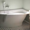 Nurgavann PAA TRE 150 A 150×100 cm, vasakpoolne, läikiv kivimass 2 Eckbadewanne PAA TRE 150 A 150x100 cm, links, Mineralguss – 2