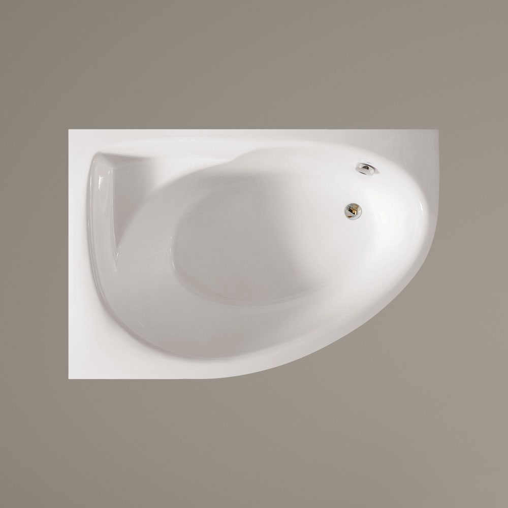 Eckbadewanne PAA TRE 150 D 150x100 cm, rechts, Mineralguss – 5