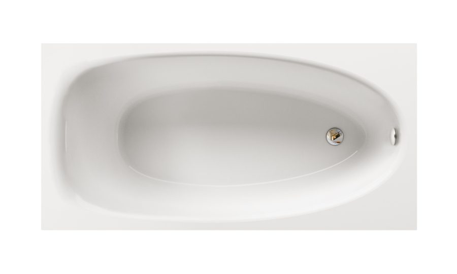 Einbau-Badewanne PAA UNO 150 150x75 cm, Mineralguss – 5