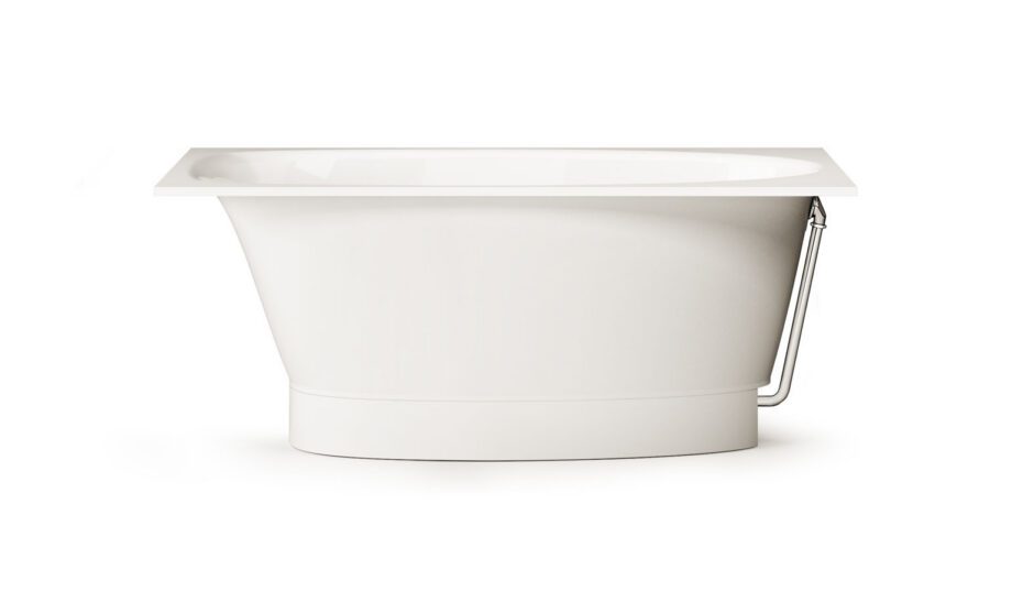 Sisseehitatav kivivann PAA UNO 150 150×75 cm, läikiv kivimass Einbau-Badewanne PAA UNO 150 150x75 cm, Mineralguss