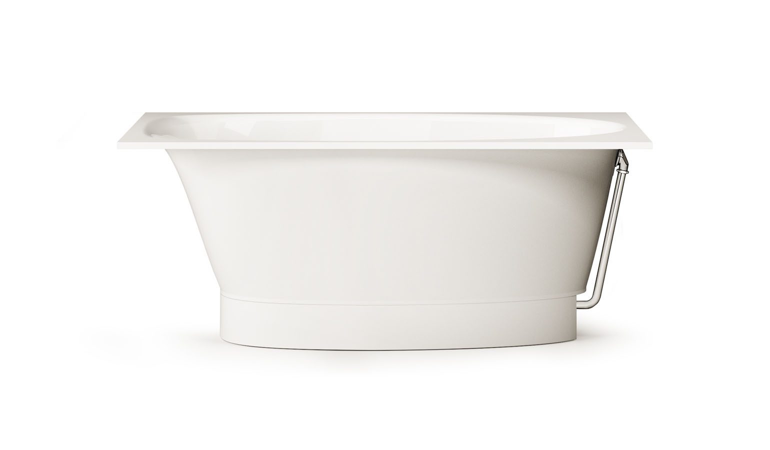 Einbau-Badewanne PAA UNO 150 150x75 cm, Mineralguss