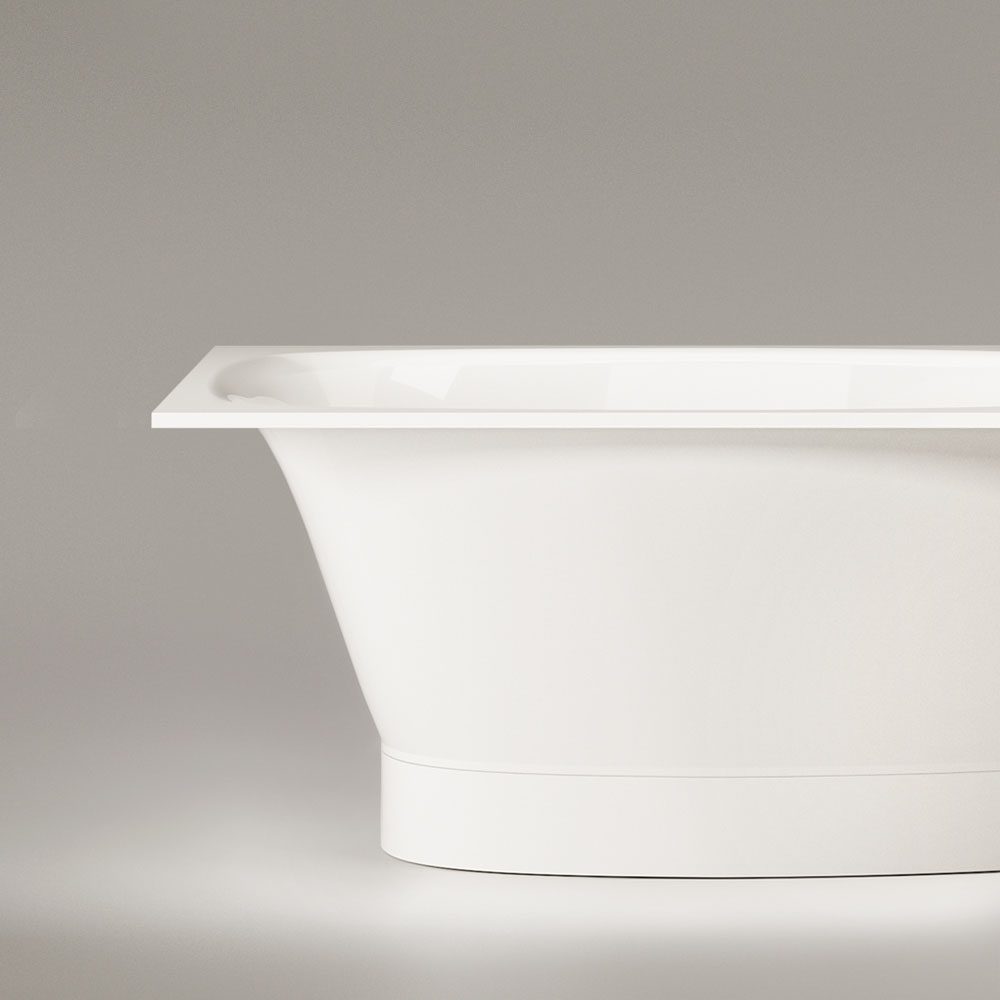 Einbau-Badewanne PAA UNO 150 150x75 cm, Mineralguss – 4
