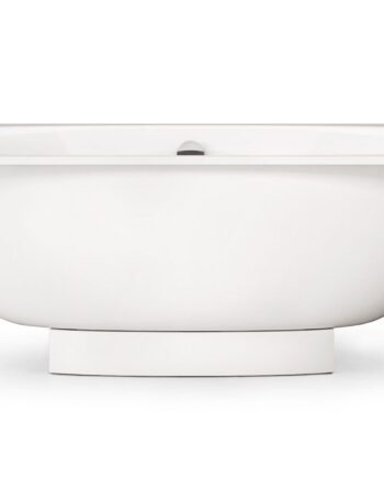 PAA VERSO Einbau-Badewanne aus Mineralguss 170x75 cm, glänzend