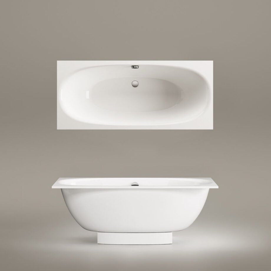 Sisseehitatav kivivann PAA VERSO 170×75 cm, läikiv kivimass 5 Einbau-Badewanne PAA VERSO 170x75 cm, Mineralguss – 5
