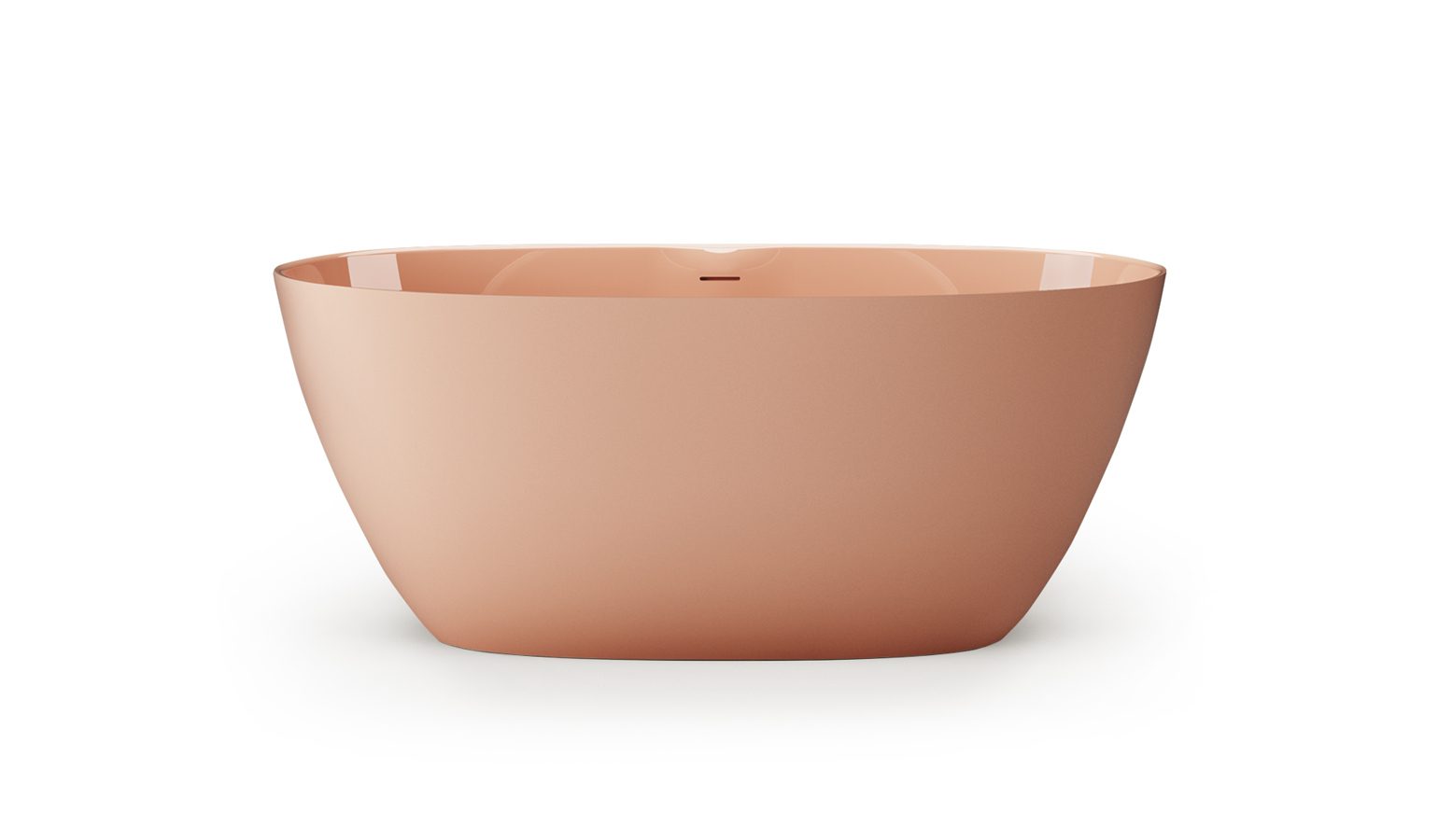 PAA PERLA 145 freistehende Badewanne aus Mineralguss 145x71 cm, glänzend – 2