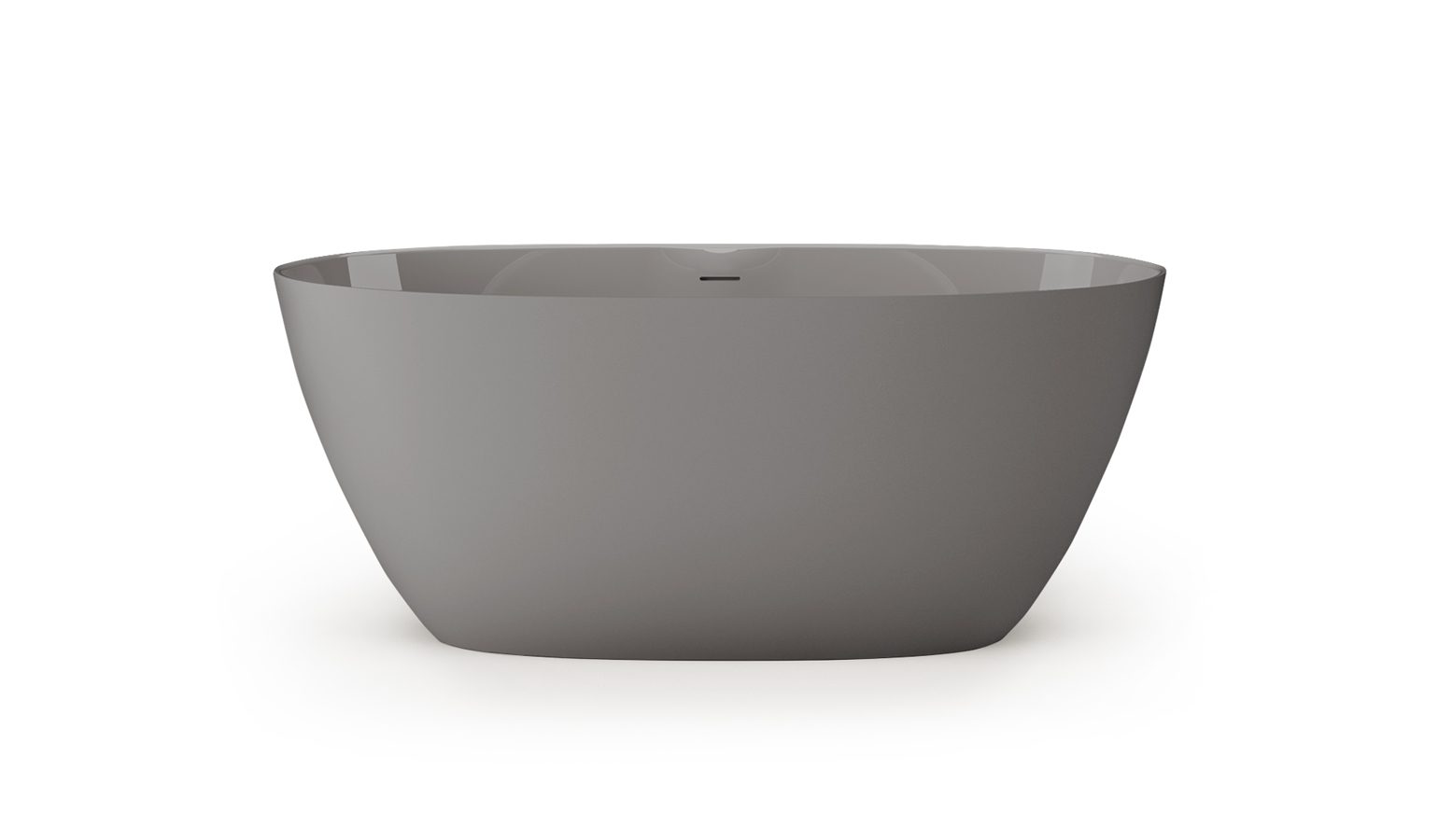 PAA PERLA 145 freistehende Badewanne aus Mineralguss 145x71 cm, glänzend – 5