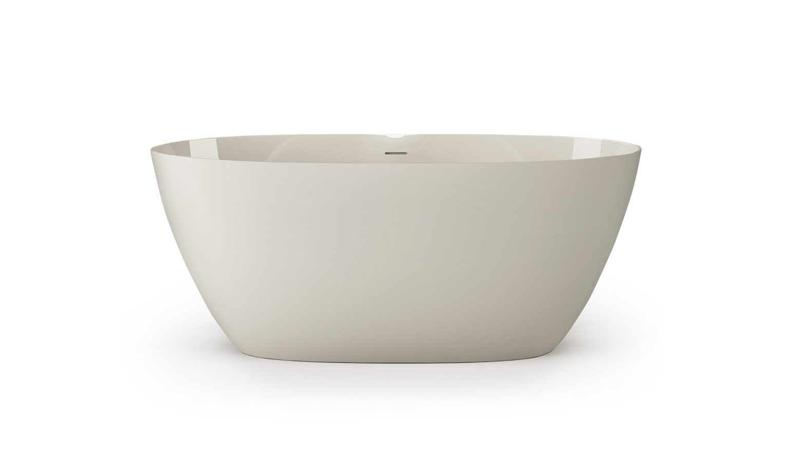 PAA PERLA 145 freistehende Badewanne aus Mineralguss 145x71 cm, glänzend – 3