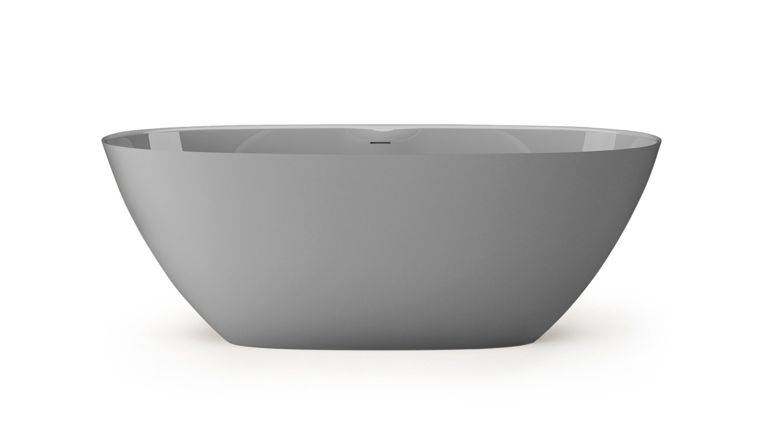 PAA PERLA 175 freistehende Badewanne aus Mineralguss 175x76 cm, glänzend – 5