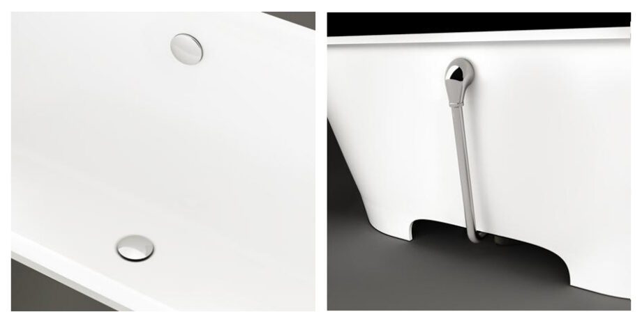 Sisseehitatav kivivann PAA VARIO XL A 180×80 cm, ümar nurk A, läikiv kivimass 10 Einbau-Badewanne PAA VARIO XL A 180x80 cm, Mineralguss – 10