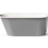 Freistehende Badewanne PAA VARIO L ABCD, Mineralguss – 7