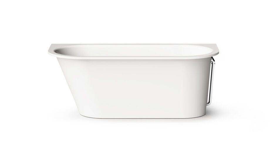 Sisseehitatav kivivann PAA VARIO L AD 166×75 cm, ümarad nurgad A ja D, läikiv kivimass PAA VARIO L AD Einbau-Badewanne aus Mineralguss 166x75 cm, abgerundete Ecken A und D, glänzend