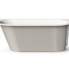 Sisseehitatav kivivann PAA VARIO L AD 166×75 cm, ümarad nurgad A ja D, läikiv kivimass 5 PAA VARIO L AD Einbau-Badewanne aus Mineralguss 166x75 cm, abgerundete Ecken A und D, glänzend – 5