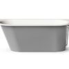 Sisseehitatav kivivann PAA VARIO L AD 166×75 cm, ümarad nurgad A ja D, läikiv kivimass 7 PAA VARIO L AD Einbau-Badewanne aus Mineralguss 166x75 cm, abgerundete Ecken A und D, glänzend – 7