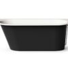 Sisseehitatav kivivann PAA VARIO L AD 166×75 cm, ümarad nurgad A ja D, läikiv kivimass 8 PAA VARIO L AD Einbau-Badewanne aus Mineralguss 166x75 cm, abgerundete Ecken A und D, glänzend – 8