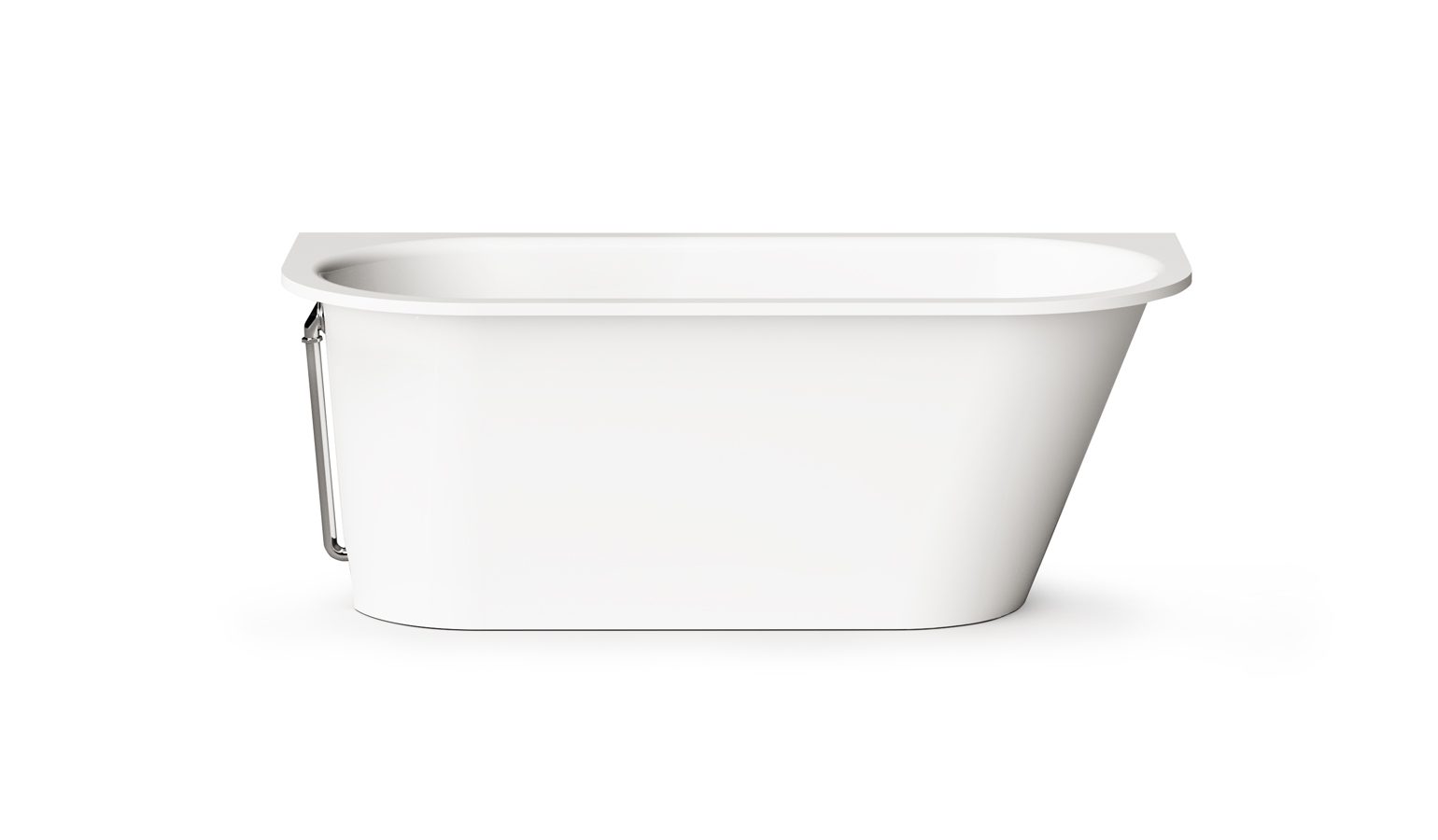 Einbau-Badewanne PAA VARIO L BC 166x75 cm, Mineralguss