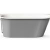 Sisseehitatav kivivann PAA VARIO L BC 166×75 cm, ümarad nurgad B ja C, läikiv kivimass 7 Einbau-Badewanne PAA VARIO L BC 166x75 cm, Mineralguss – 7