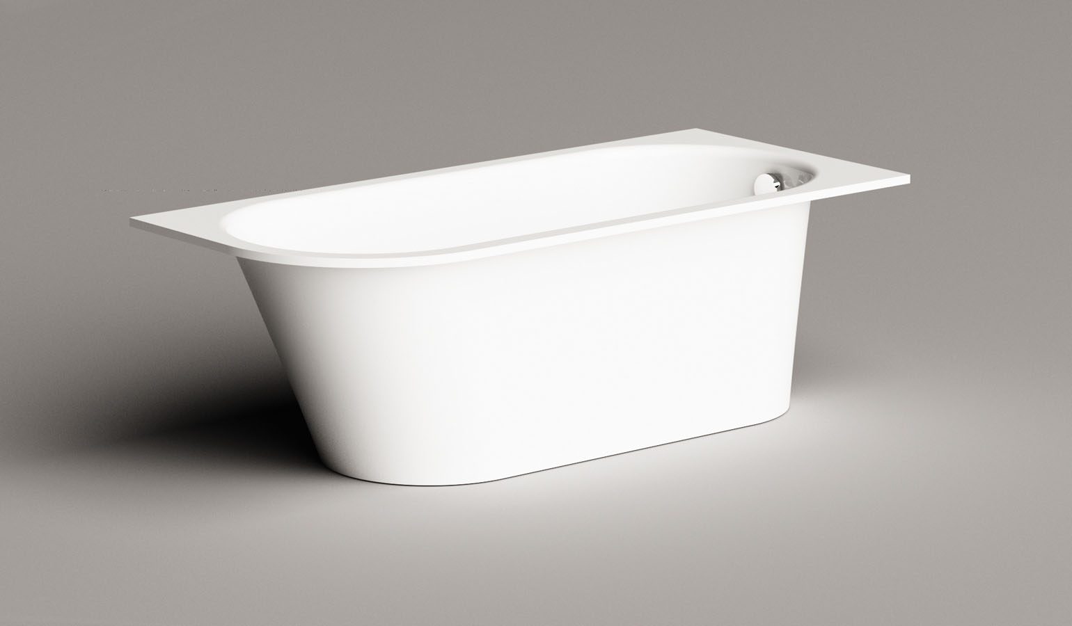 Einbau-Badewanne PAA VARIO L A 168x75 cm, Mineralguss – 10