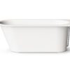 Sisseehitatav kivivann PAA VARIO L AB 168×75 cm, ümarad nurgad A ja B, läikiv kivimass Einbau-Badewanne PAA VARIO L AB 168x75 cm, Mineralguss