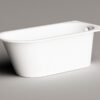 Sisseehitatav kivivann PAA VARIO M AB 158×75 cm, ümarad nurgad A ja B, läikiv kivimass 10 Einbau-Badewanne PAA VARIO L AB 168x75 cm, Mineralguss – 10
