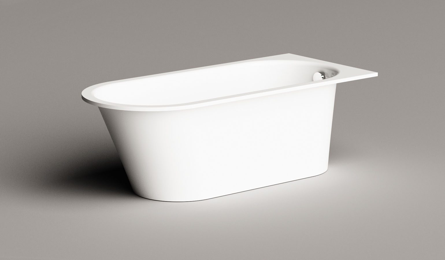Einbau-Badewanne PAA VARIO L AB 168x75 cm, Mineralguss – 10