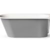 Sisseehitatav kivivann PAA VARIO L AB 168×75 cm, ümarad nurgad A ja B, läikiv kivimass 7 Einbau-Badewanne PAA VARIO L AB 168x75 cm, Mineralguss – 7