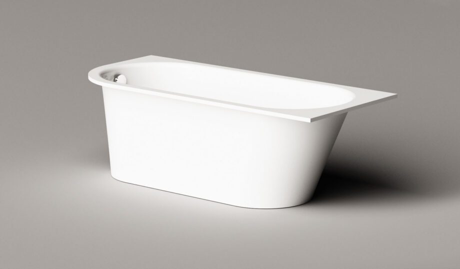 Sisseehitatav kivivann PAA VARIO L C 168×75 cm, ümar nurk C, läikiv kivimass 10 PAA VARIO L C Einbau-Badewanne aus Mineralguss 168x75 cm, abgerundete Ecke C, glänzend – 10