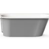 Sisseehitatav kivivann PAA VARIO L C 168×75 cm, ümar nurk C, läikiv kivimass 7 PAA VARIO L C Einbau-Badewanne aus Mineralguss 168x75 cm, abgerundete Ecke C, glänzend – 7