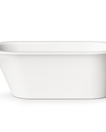 PAA VARIO M ABCD freistehende Badewanne aus Mineralguss 156x75 cm, alle Ecken abgerundet, glänzend