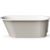 Eraldiseisev kivivann PAA VARIO M ABCD 156×75 cm, kõik nurgad ümarad, läikiv kivimass 5 PAA VARIO M ABCD freistehende Badewanne aus Mineralguss 156x75 cm, alle Ecken abgerundet, glänzend – 5