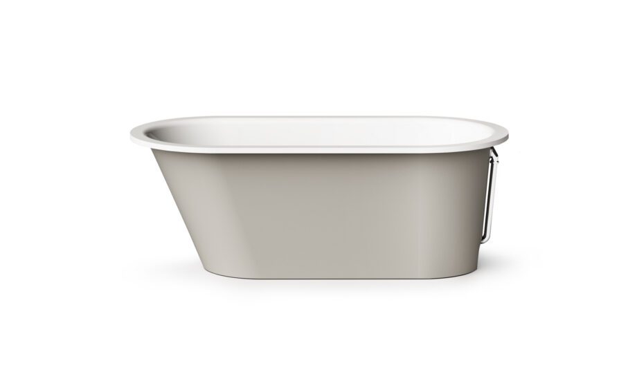Eraldiseisev kivivann PAA VARIO M ABCD 156×75 cm, kõik nurgad ümarad, läikiv kivimass 5 PAA VARIO M ABCD freistehende Badewanne aus Mineralguss 156x75 cm, alle Ecken abgerundet, glänzend – 5