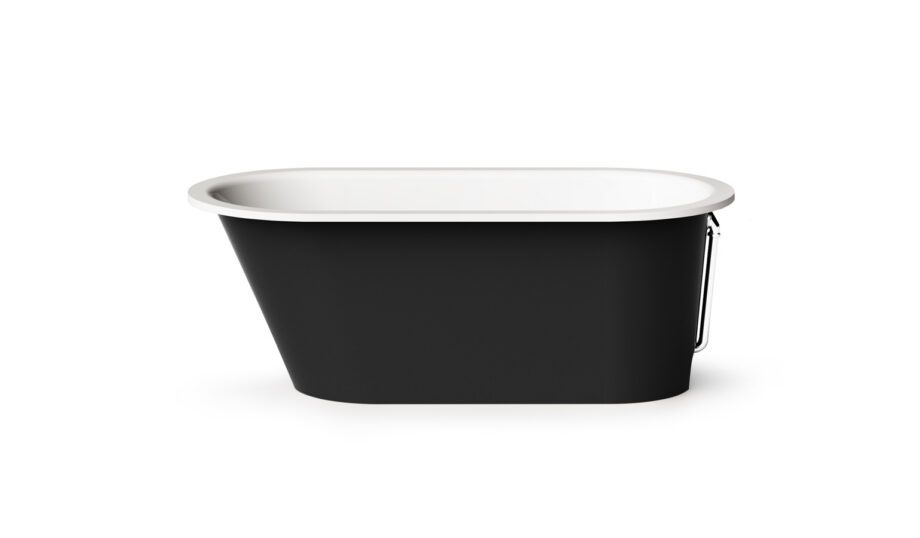 Eraldiseisev kivivann PAA VARIO M ABCD 156×75 cm, kõik nurgad ümarad, läikiv kivimass 8 PAA VARIO M ABCD freistehende Badewanne aus Mineralguss 156x75 cm, alle Ecken abgerundet, glänzend – 8
