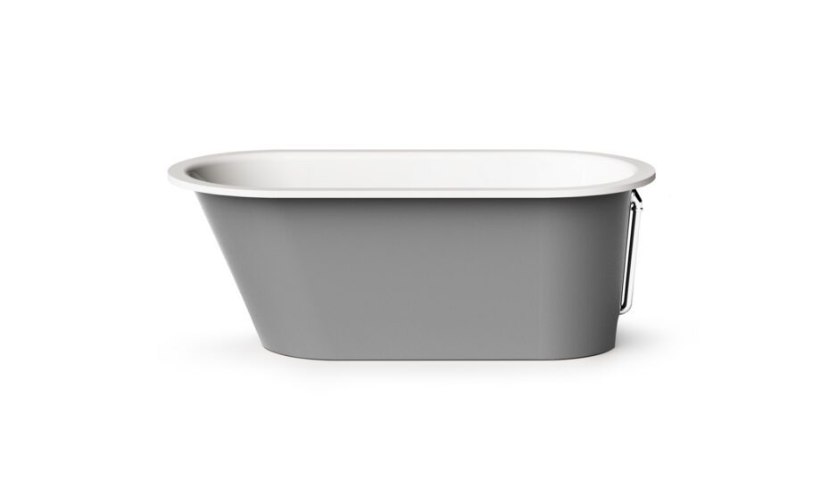 Eraldiseisev kivivann PAA VARIO M ABCD 156×75 cm, kõik nurgad ümarad, läikiv kivimass 7 PAA VARIO M ABCD freistehende Badewanne aus Mineralguss 156x75 cm, alle Ecken abgerundet, glänzend – 7