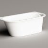 Sisseehitatav kivivann PAA VARIO M AD 156×75 cm, ümarad nurgad A ja D, läikiv kivimass 10 Einbau-Badewanne PAA VARIO M AD 156x75 cm, Mineralguss – 10
