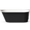 Sisseehitatav kivivann PAA VARIO M AD 156×75 cm, ümarad nurgad A ja D, läikiv kivimass 8 Einbau-Badewanne PAA VARIO M AD 156x75 cm, Mineralguss – 8