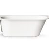 Sisseehitatav kivivann PAA VARIO M BC 156×75 cm, ümarad nurgad B ja C, läikiv kivimass PAA VARIO M BC Einbau-Badewanne aus Mineralguss 156x75 cm, abgerundete Ecken B und C, glänzend